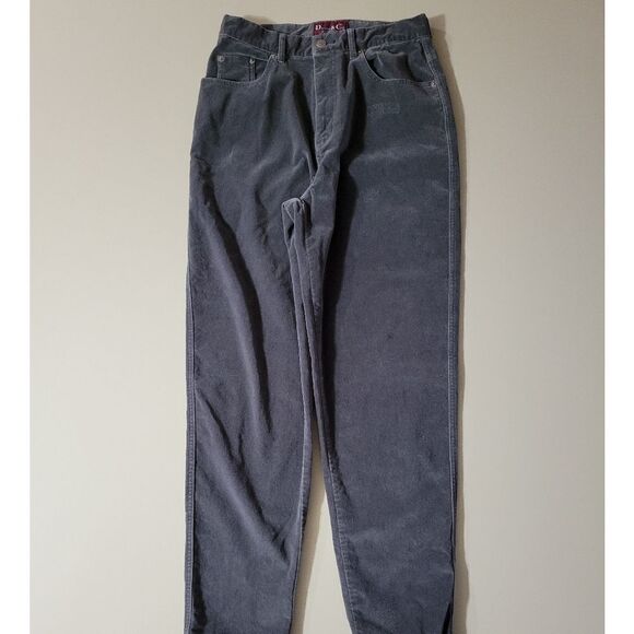 Denim & Co. Gray Velvet Jeans - Picture 3 of 10